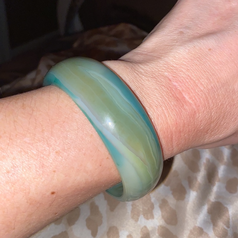 Solid Jade Bracelet - image 3